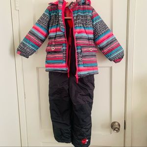 NWT Toddler 4T Snow bib w Jacket outfit